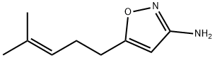 3-Isoxazolamine,5-(4-methyl-3-pentenyl)-(9CI) Struktur