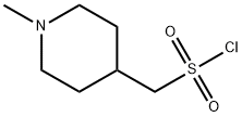 (1-methylpiperidin-4-yl)methanesulfonyl chloride(WXC09453) Struktur