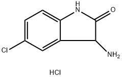 3-Amino-5-chloro-1,3-dihydro-2H-indol-2-one hydrochloride Struktur