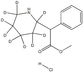 Methylphenidate-D9 HCl (Racemic mixture of erythro and threo isomers) Struktur