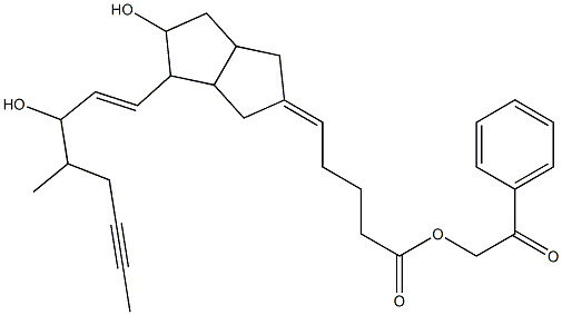 iloprost phenacyl ester Struktur