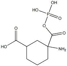 gamma-cycloglutamyl phosphate Struktur