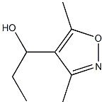 4-Isoxazolemethanol,-alpha--ethyl-3,5-dimethyl-(9CI) Struktur