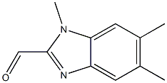 1H-Benzimidazole-2-carboxaldehyde,1,5,6-trimethyl-(9CI) Struktur