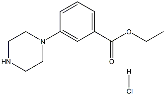 ethyl 3-(piperazin-1-yl)benzoate hydrochloride Struktur