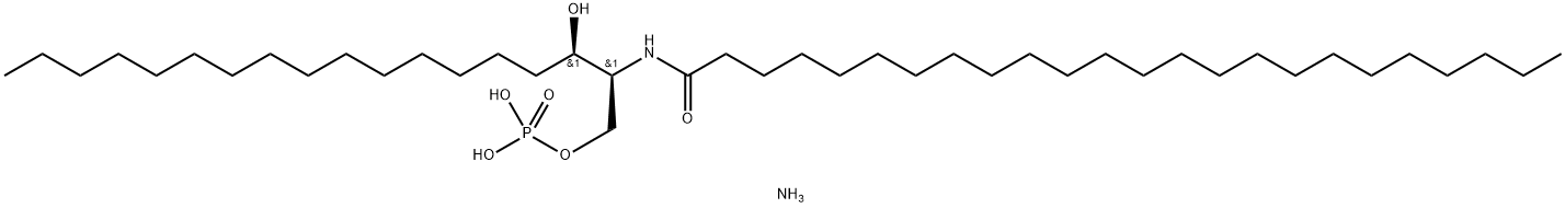 N-lignoceroyl-D-erythro-dihydroceraMide-1-phosphate (aMMoniuM salt) Struktur