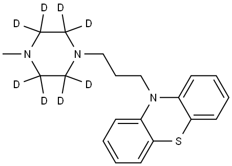 Perazine-d8 Struktur