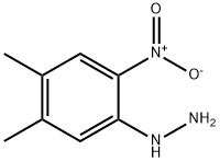 1-(4,5-dimethyl-2-nitrophenyl)hydrazine Struktur