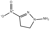 1H-Pyrazol-1-amine,4,5-dihydro-3-nitro-(9CI) Struktur