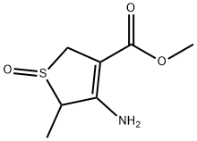 3-Thiophenecarboxylicacid,4-amino-2,5-dihydro-5-methyl-,methylester,1- Struktur