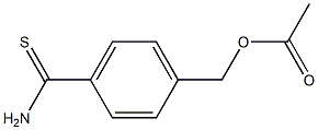 4-(AcetoxyMethyl)thiobenzaMide, 97% Struktur