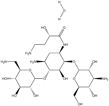 AMikacin (hydrate) Structure