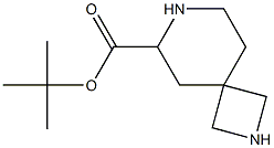 2,7-Diaza-spiro[3.5]nonane-6-carboxylic acid tert-butyl ester Struktur