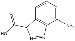 7-amino-3H-indazole-3-carboxylic acid Struktur