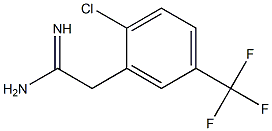 2-(2-chloro-5-(trifluoromethyl)phenyl)acetamidine Struktur