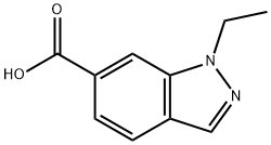 1-ETHYL-1H-INDAZOLE-6-CARBOXYLIC ACID Struktur