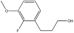 3-(2-Fluoro-3-methoxy-phenyl)-propan-1-ol Struktur