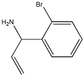 1-(2-bromophenyl)prop-2-en-1-amine Struktur