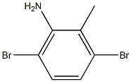 3,6-Dibromo-2-methylaniline Struktur