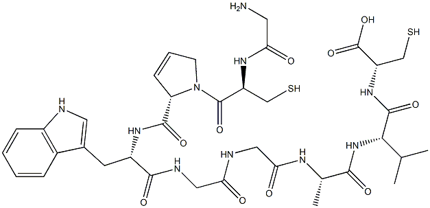 sperm-activating peptide IV Struktur