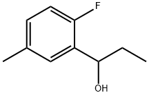 1-(2-fluoro-5-methylphenyl)propan-1-ol Struktur