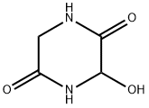 2,5-Piperazinedione,3-hydroxy-(9CI) Struktur