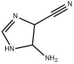 1H-Imidazole-4-carbonitrile,5-amino-4,5-dihydro-(9CI) Struktur