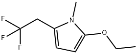 1H-Pyrrole,2-ethoxy-1-methyl-5-(2,2,2-trifluoroethyl)-(9CI) Struktur