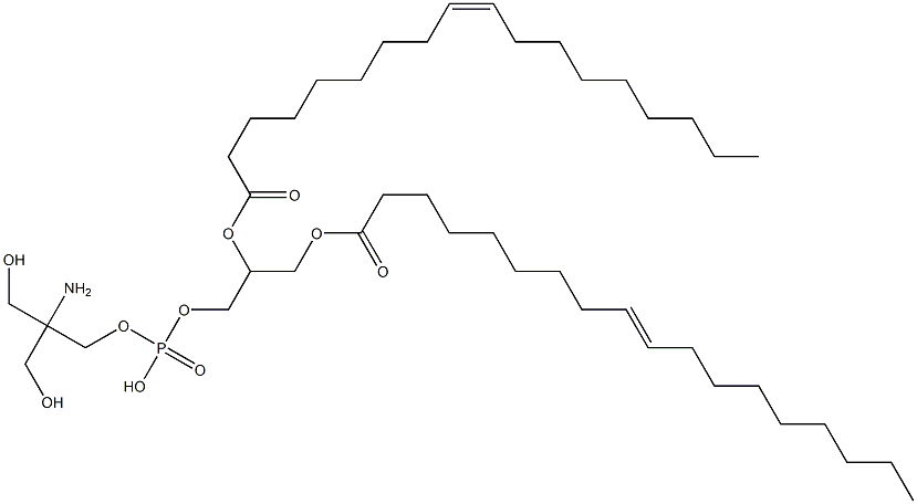 1,2-dioleoyl-sn-glycero-3-phospho-tris Struktur