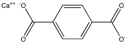 1,4-Benzenedicarboxylic acid, calcium salt (1:1) Struktur