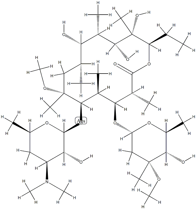 9-dihydroclarithromycin Struktur