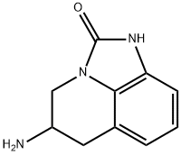 4H-Imidazo[4,5,1-ij]quinolin-2(1H)-one,5-amino-5,6-dihydro-(9CI) Struktur