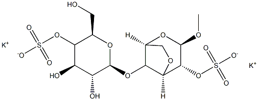 methylcarrabioside 2,4'-disulfate Struktur