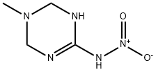 1,3,5-Triazin-2-amine,1,4,5,6-tetrahydro-5-methyl-N-nitro-(9CI) Struktur