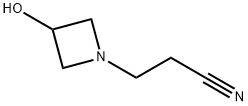 3-(3-hydroxyazetidin-1-yl)propanenitrile Struktur