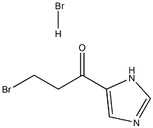 1-Propanone, 3-broMo-1-(1H-iMidazol-5-yl)-, hydrobroMide (1:1) Struktur