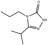 3H-1,2,4-Triazol-3-one,2,4-dihydro-5-(1-methylethyl)-4-propyl-(9CI) Struktur