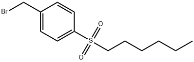 1-(alpha-Bromotosyl)hexane Struktur