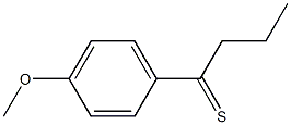 1-(4-methoxyphenyl)butane-1-thione Struktur