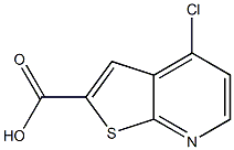 4-氯噻吩并[2,3-B]吡啶-2-羧酸, 1379335-94-0, 結(jié)構(gòu)式