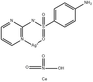 cerium-flamazine Struktur