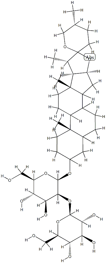 smilageninoside Struktur