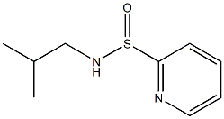 2-Pyridinesulfinamide,N-(2-methylpropyl)-(9CI) Struktur