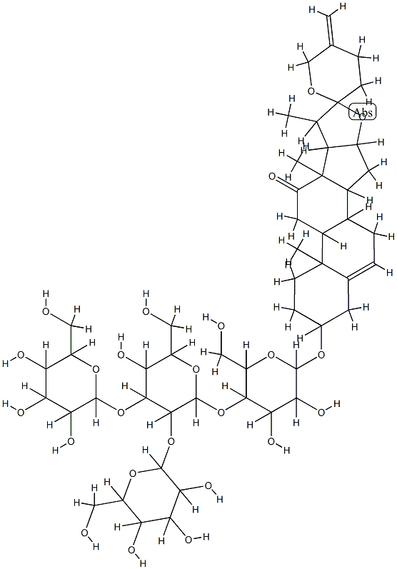 spiroakyroside Struktur