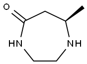 (7R)-HEXAHYDRO-7-METHYL-5-H-1,4-DIAZEPIN-5-ONE Struktur