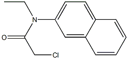 2-chloro-N-ethyl-N-(naphthalen-2-yl)acetamide Struktur