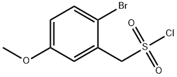 (2-bromo-5-methoxyphenyl)methanesulfonyl chloride Struktur