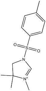 1-(4-tosyl)-3,4,4-trimethylimidazolidine Struktur