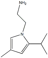 1H-Pyrrole-1-ethanamine,4-methyl-2-(1-methylethyl)-(9CI) Struktur