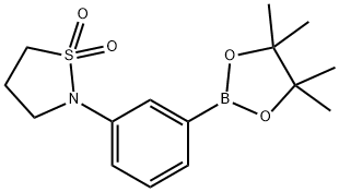 3-(1,1-Dioxido-2-isothiazolidinyl)phenylboronic acid pinacol ester Struktur